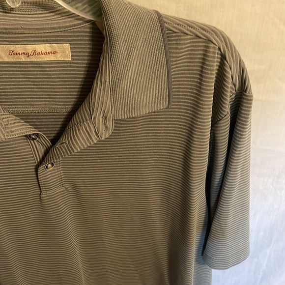 Tommy Bahama Men’s Gray Polo Sport Shirt Size Large - Picture 4 of 12